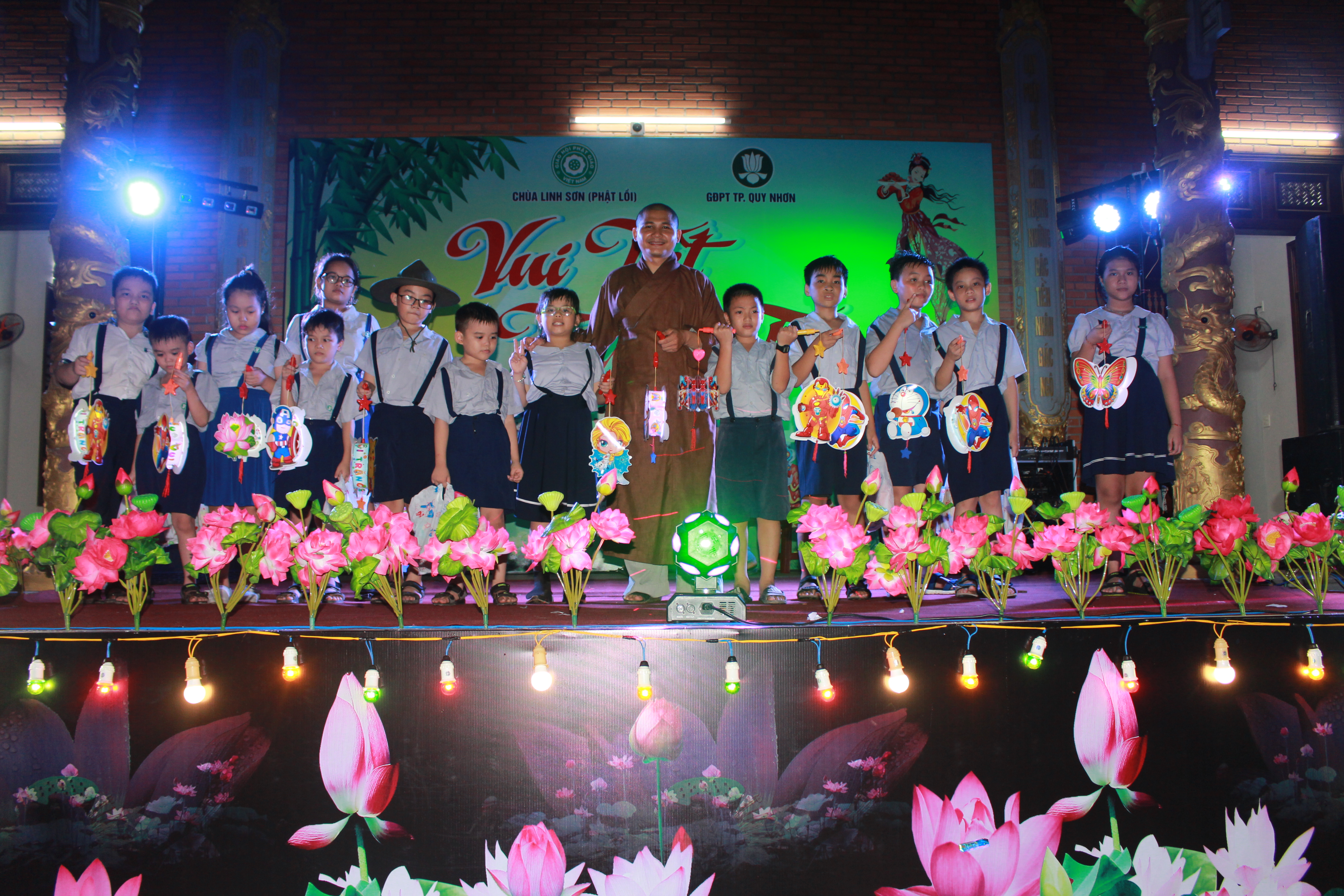 GĐPT Tp. Quy Nhơn vui Tết Trung thu tại chùa Linh Sơn